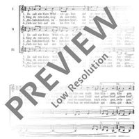 Vier deutsche Volkslieder - Choral Score