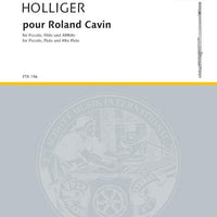 pour Roland Cavin - Performing Score