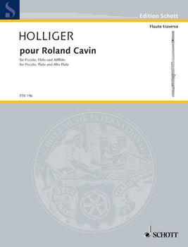 pour Roland Cavin - Performing Score