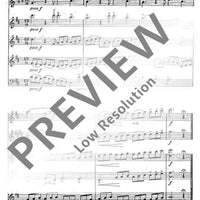 Weiß mir ein schönes Röselein - Score