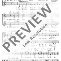 Lasset uns singen - Choral Score