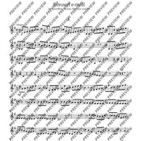 Concerto E Minor - Set of Parts