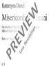 Misericordias Domini - Choral Score