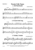 Twenty Folk Tunes for Bass Quartet (or Trio) - Double Bass 1
