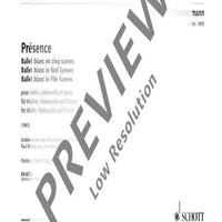 Présence - Performing Score