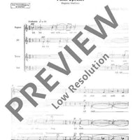 Vier heitere Chorlieder - Choral Score