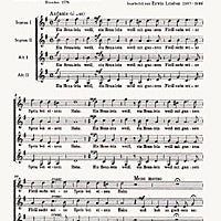 Ein Hennlein weiß - Choral Score