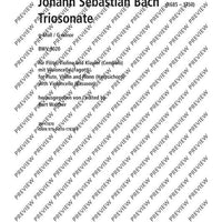 Triosonata g minor - Score and Parts