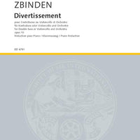 Divertissement - Piano Score and Solo Part