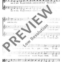 Die fünf Hühnerchen - Choral Score