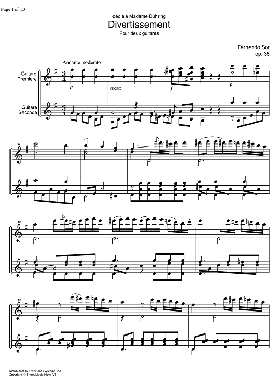 Divertissement Op.38