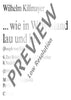 ... wie in Welschland lau und blau ... - Choral Score