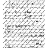 String quartet no. 4 - Score and Parts