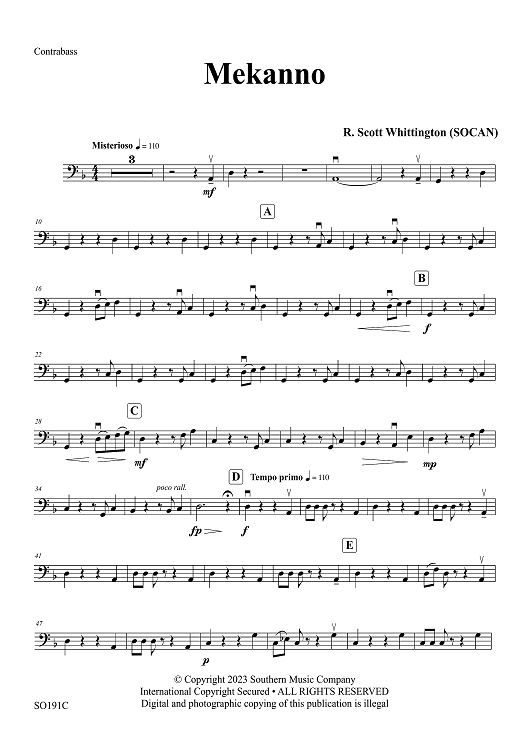 Mekanno - Double Bass