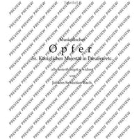 Musical Offering (Musical Sacrifice) - Set of Parts