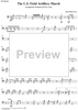 The U.S. Field Artillery March - Drum