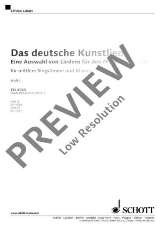 Das deutsche Kunstlied