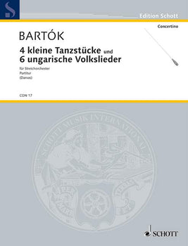 4 Easy Dance Pieces / 6 Hungarian Folksongs - Score