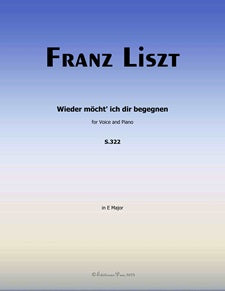 Wieder mocht ich dir begegnen