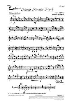 Mainzer Narrhalla-Marsch - Violin Required