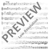 Concerto a quattro in D minor - Score and Parts