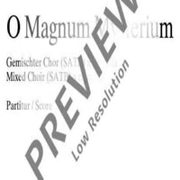 O Magnum Mysterium - Choral Score