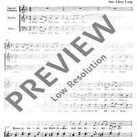 Grünet Felder, grünet Wiesen - Choral Score