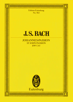 St John Passion - Full Score