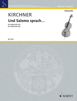 Und Salomo sprach ...