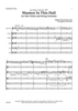 Masters In This Hall for Solo Violin and String Orchestra - Score