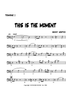 This Is The Moment - Trombone 2