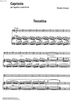 Capriccio - Score