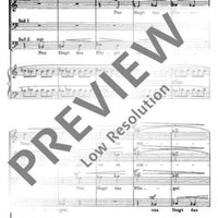 Drei Porträtstudien - Score