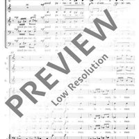 Nunc Dimittis - Choral Score