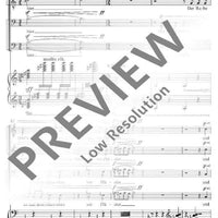 Der Rabe und der Fuchs - Choral Score