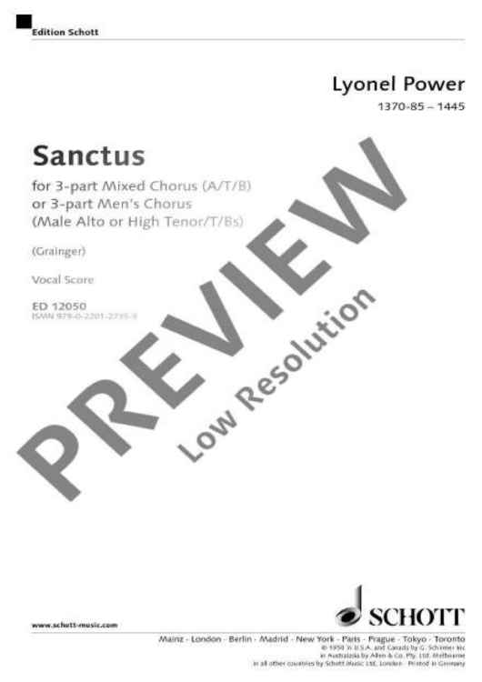 English Gothic Music - Choral Score