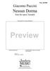 Nessun Dorma from the Opera Turandot - Full Score