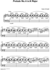 Prelude No. 6 in A Major