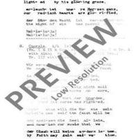 Cantata no. 4 - Full Score