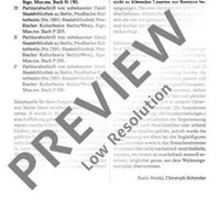 Brandenburg Concerto No. 6 Bb major - Full Score