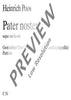 Pater Noster - Score