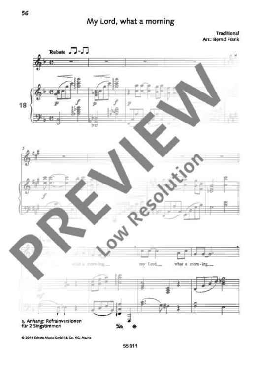 My Lord, What a Morning