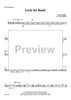 Lyric for Symphonic Band - Trombone 3
