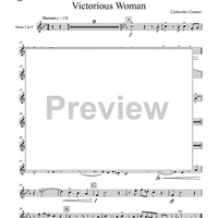 Fanfare For The Victorious Woman - Horn 2 in F
