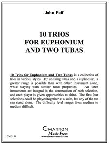10 Trios for Euphonium and Two Tubas