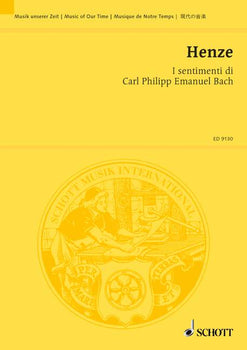 I sentimenti di Carl Philipp Emanuel Bach - Full Score