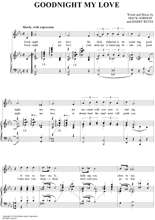 Goodnight My Love