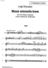 Messe solennele breve - Bb Clarinets 1/2