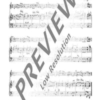 Leichte Spielmusik des Rokoko