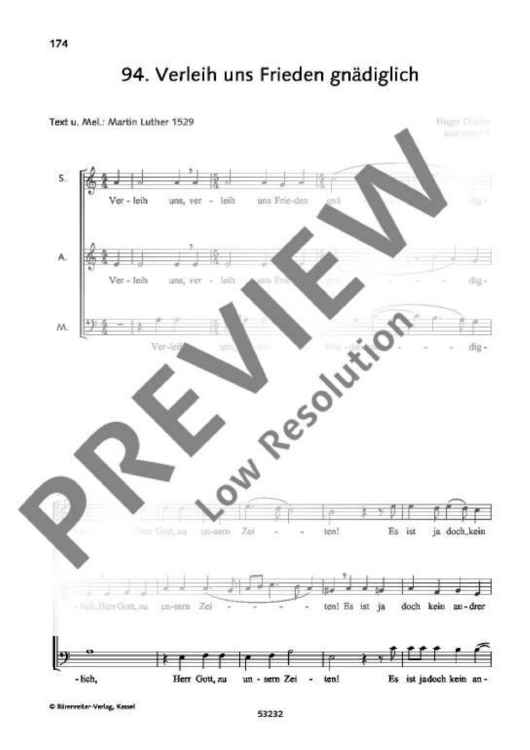 Verleih uns Frieden gnädiglich